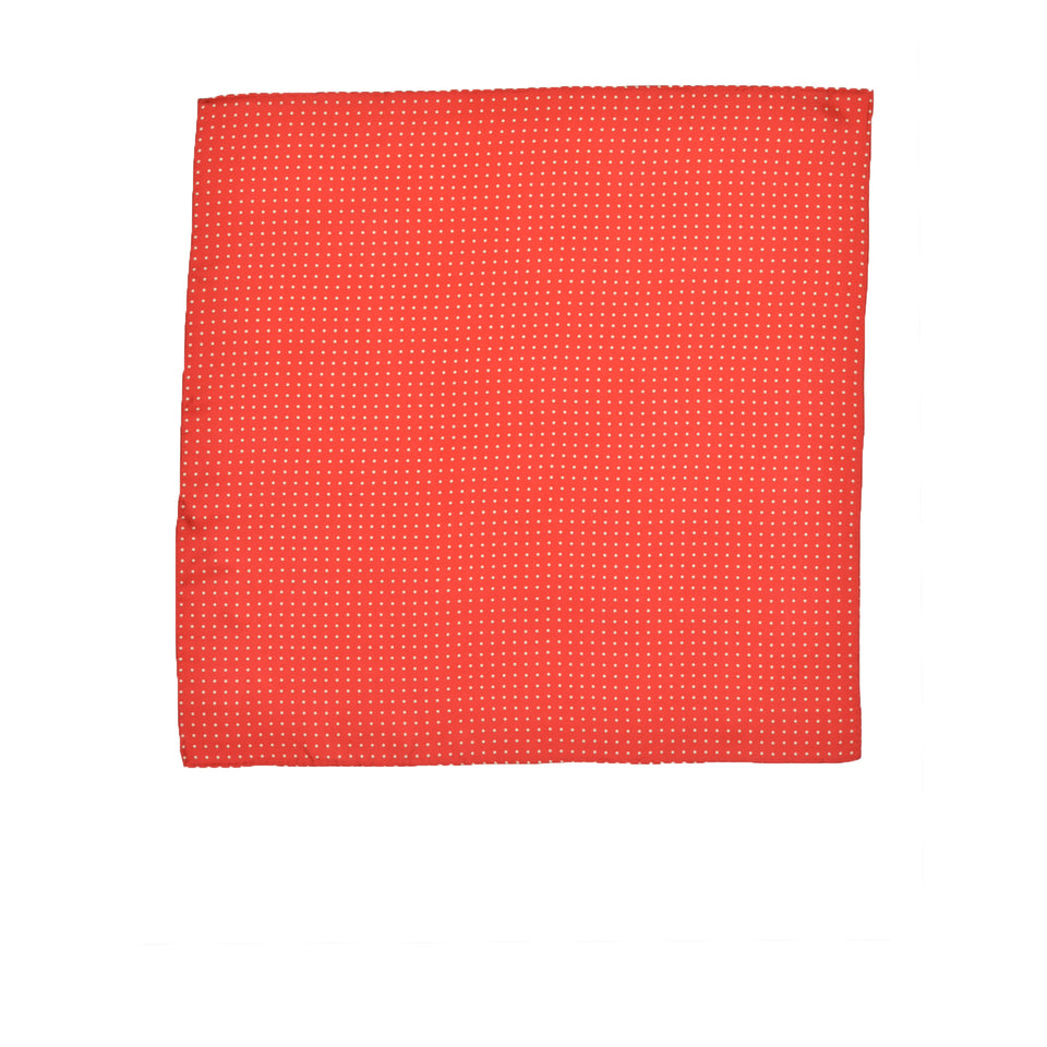 Amidé Hadelin | Polka dot silk neckerchief - red_full