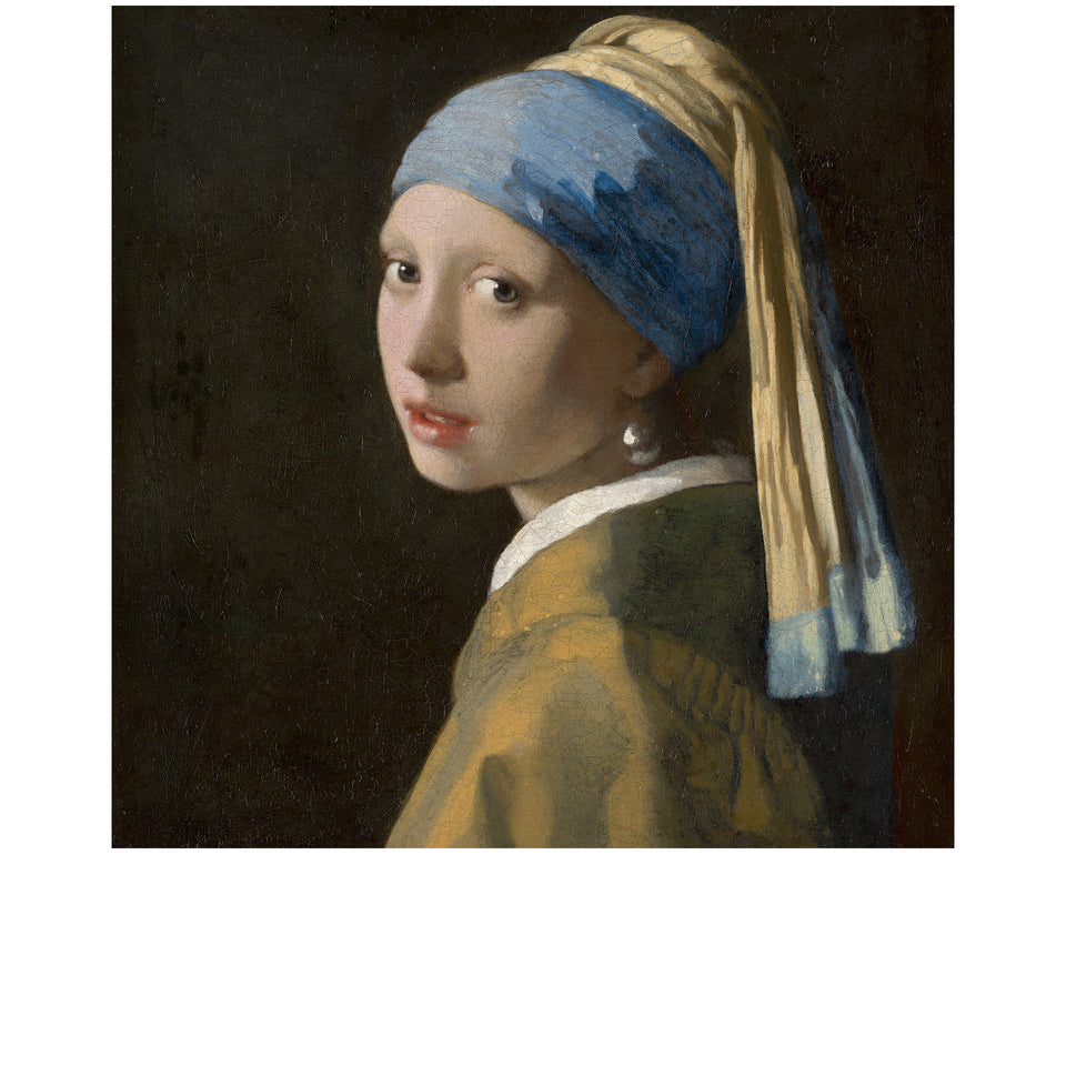 Amidé Hadelin | Jan Steen silk lining panel 'Girl with a Pearl Earring'