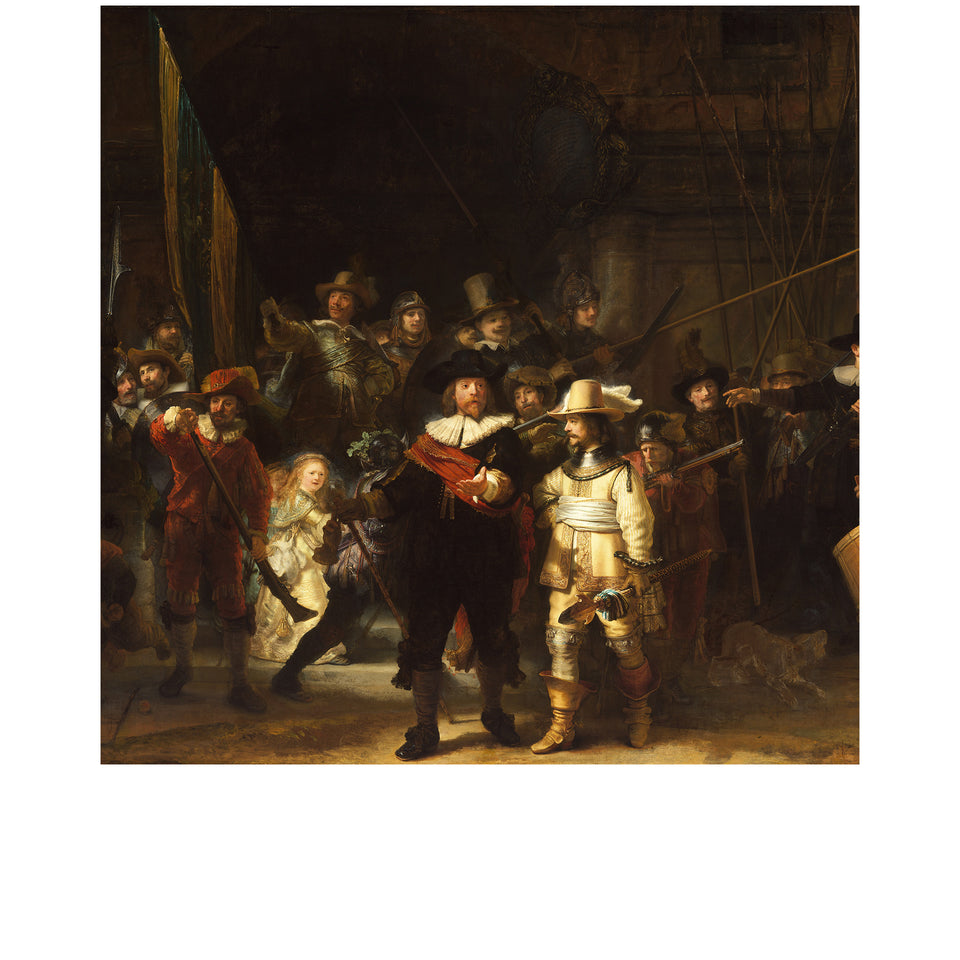 Amidé Hadelin | Rembrandt van Rijn silk lining panel 'Night Watch'