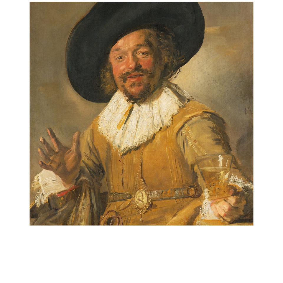 Amidé Hadelin | Frans Hals silk lining panel 'The Merry Drinker'