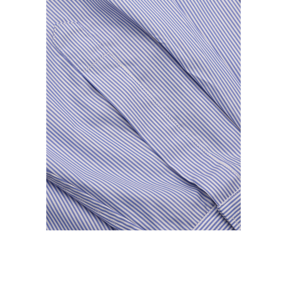 Orange Label fine bengal stripe shirt - blue_gauntlet