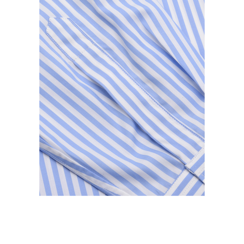 Orange Label medium bengal stripe shirt - blue_gauntlet