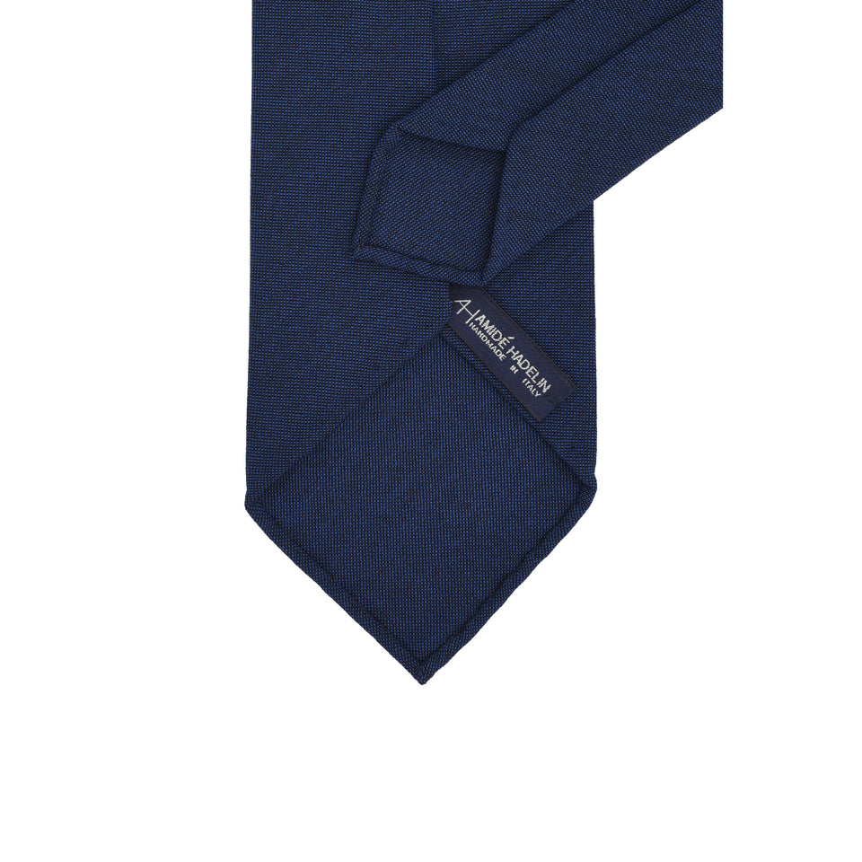 Amidé Hadelin | Fresco handmade Italian tie, bright blue_back