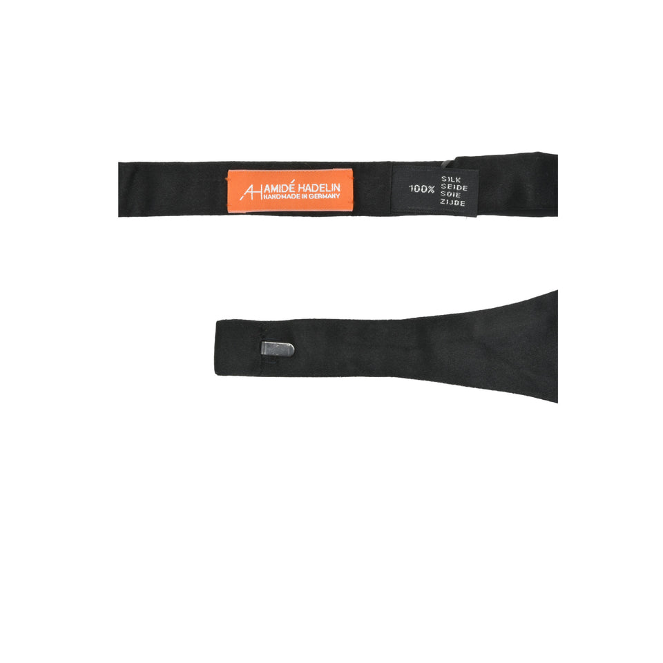 Orange Label | Self-tie silk bow tie, black_fixings