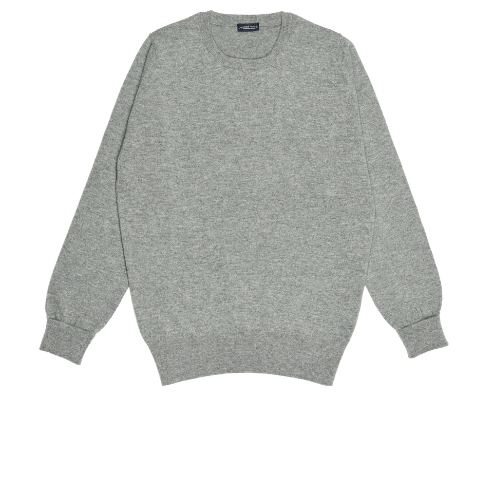 Amidé Hadelin | Cashmere crew neck jumper - grey_full
