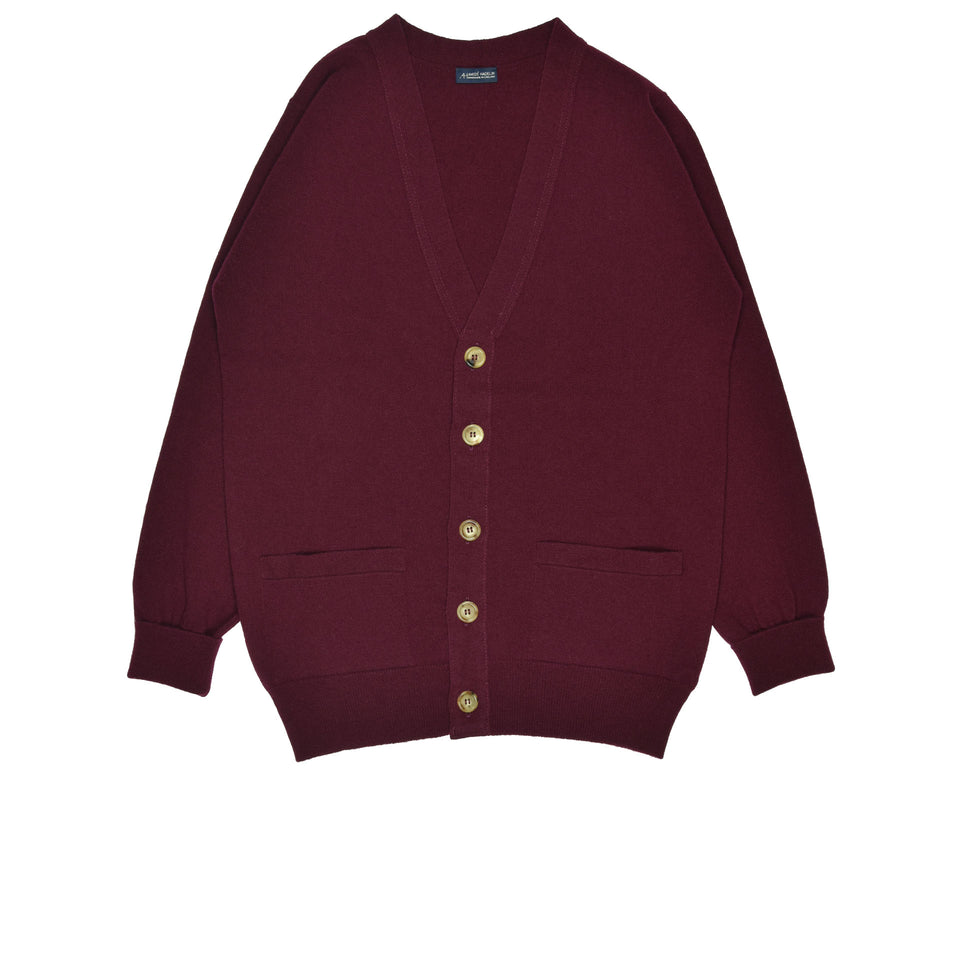 Amidé Hadelin | Super Geelong cardigan - damson_full