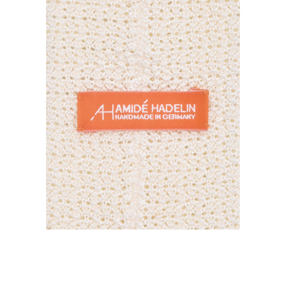 Orange Label | knit silk tie, Handmade in Germany, white_label