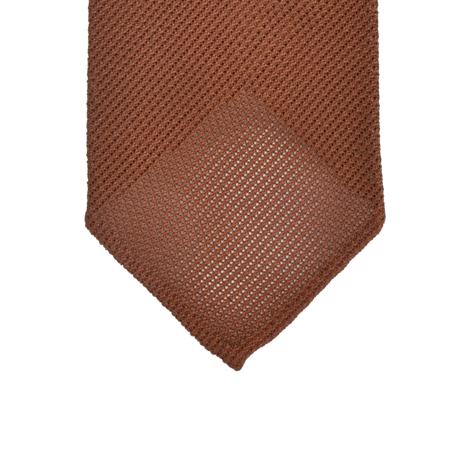 Orange Label | 'garza fina' tie, Handmade in Italy, copper_tip
