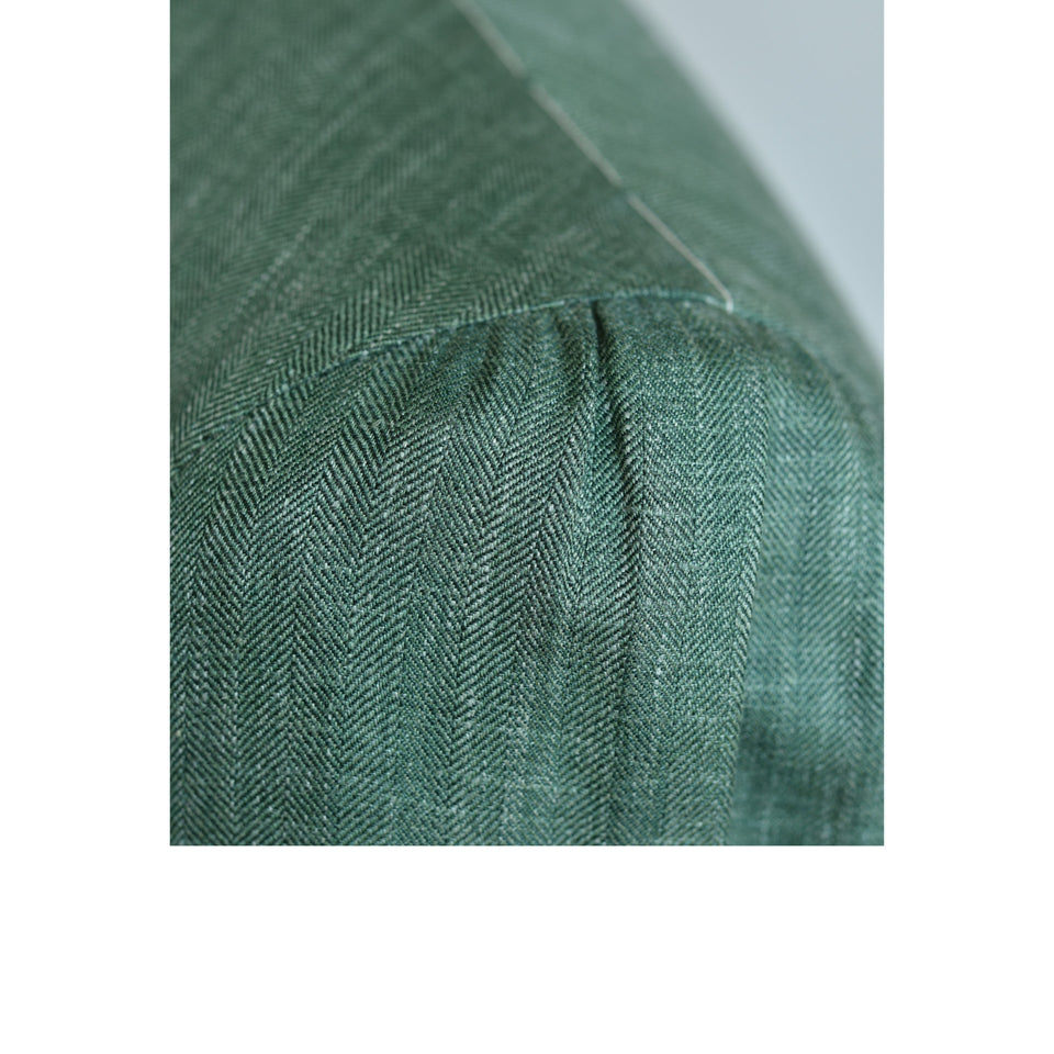 MTO | Orange Label Loro Piana wool/sillk/linen double breasted jacket - green