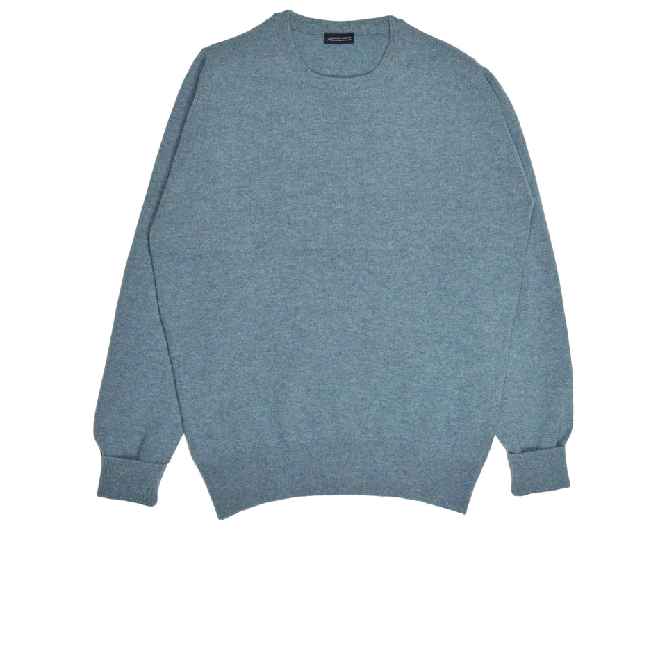 Super Geelong crew neck jumper - lovat blue_full