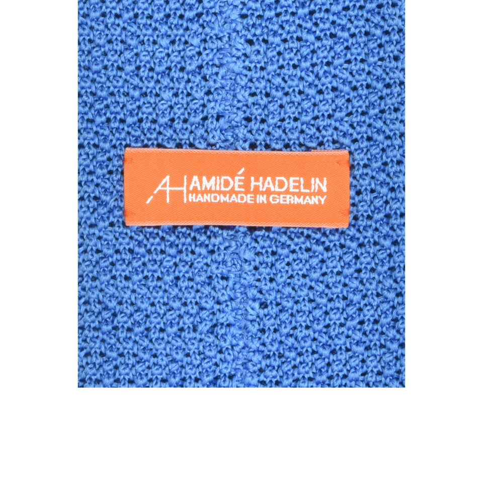 Orange Label | knit silk tie, bright blue_label