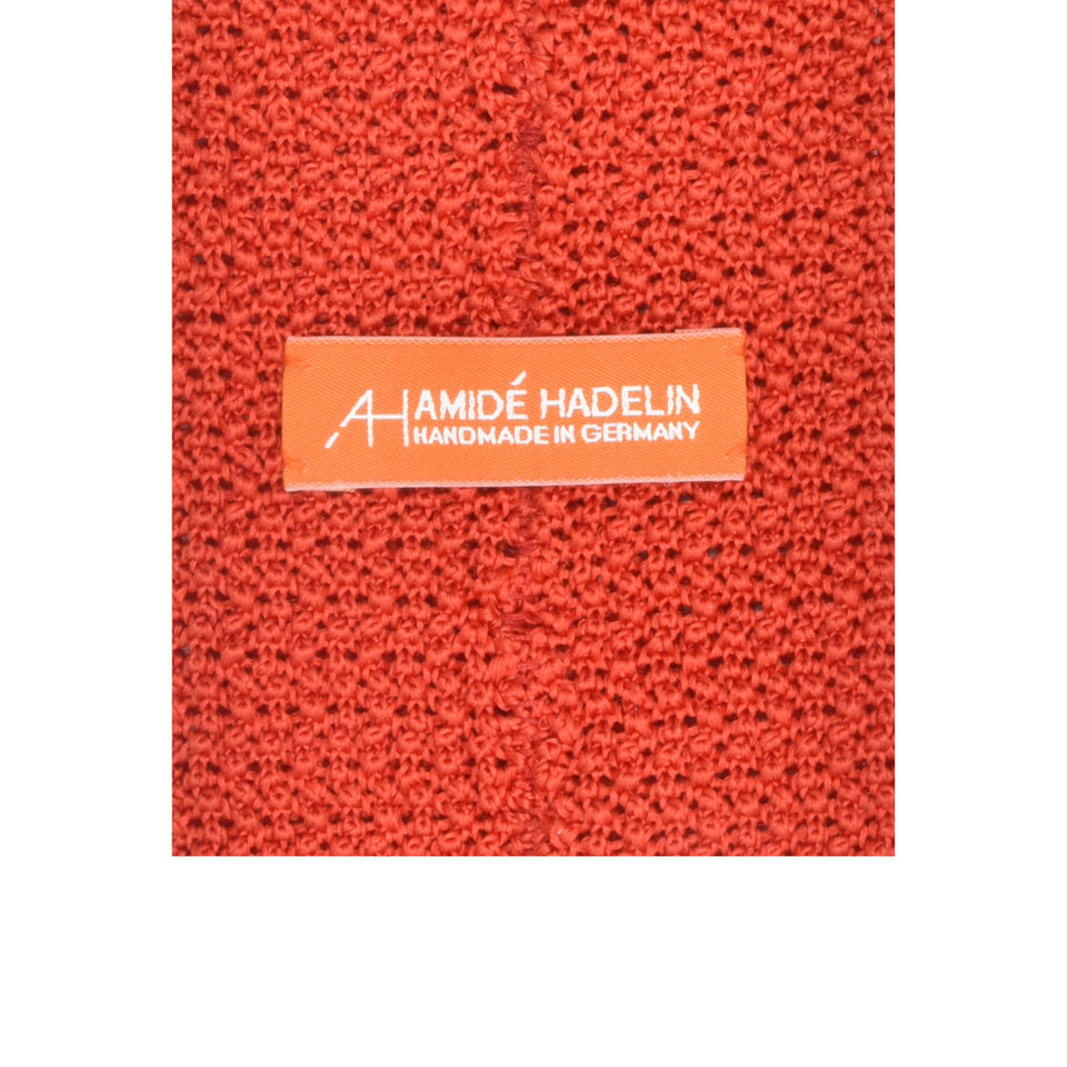 Orange Label | knit silk tie, red_label