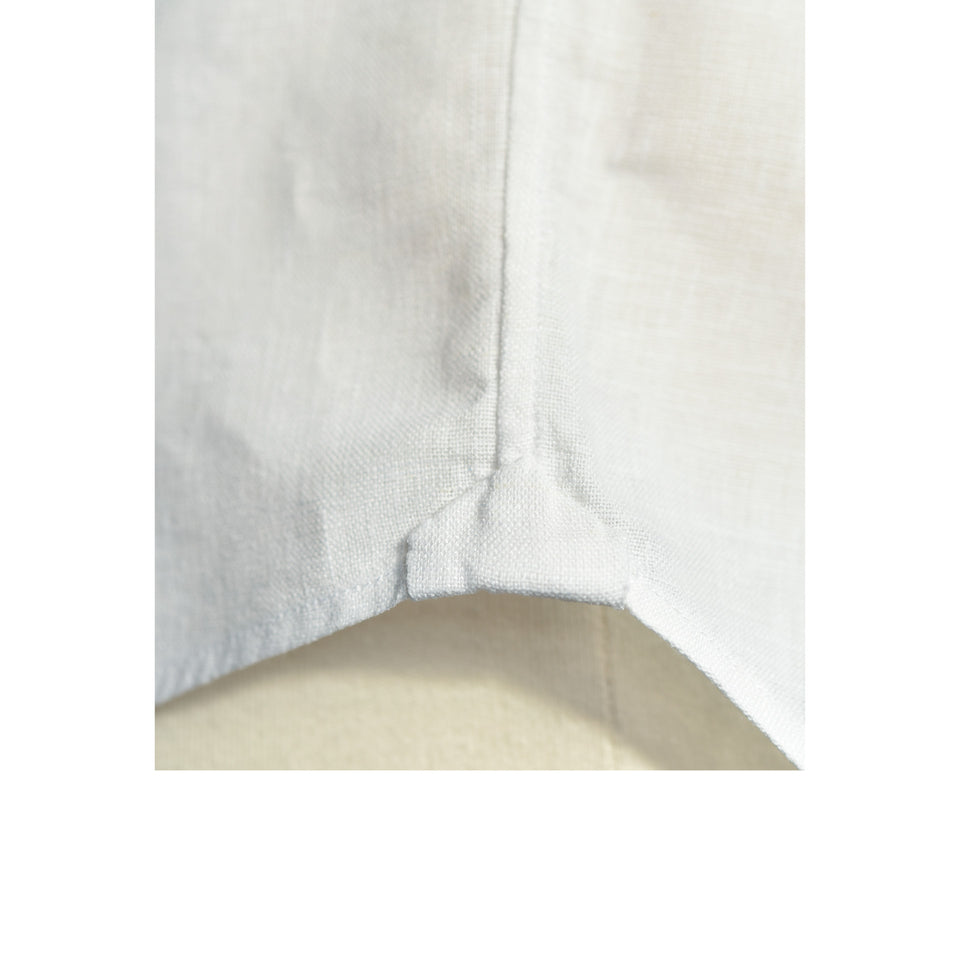 Amidé Hadelin | MTO linen shirt shirt - white_gusset