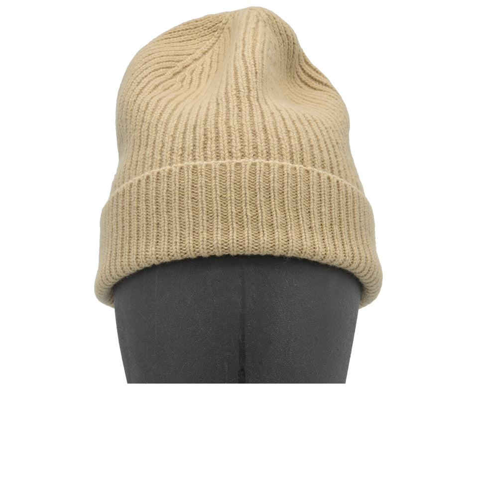 Amidé Hadelin | Cashmere beanie hat, camel_high