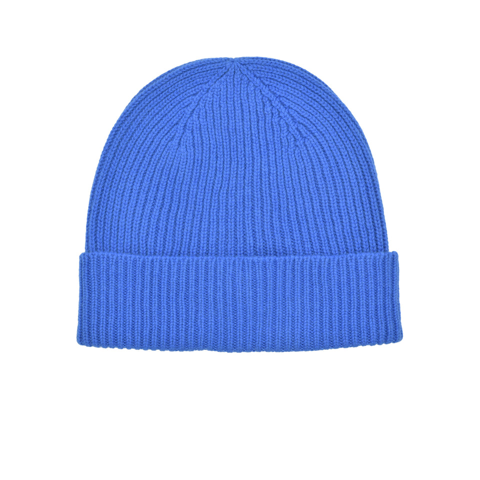 Amidé Hadelin | Cashmere beanie hat, sapphire_flat