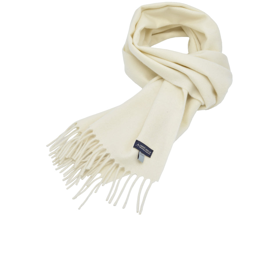 Amidé Hadelin | Cashmere scarf, cream white_full
