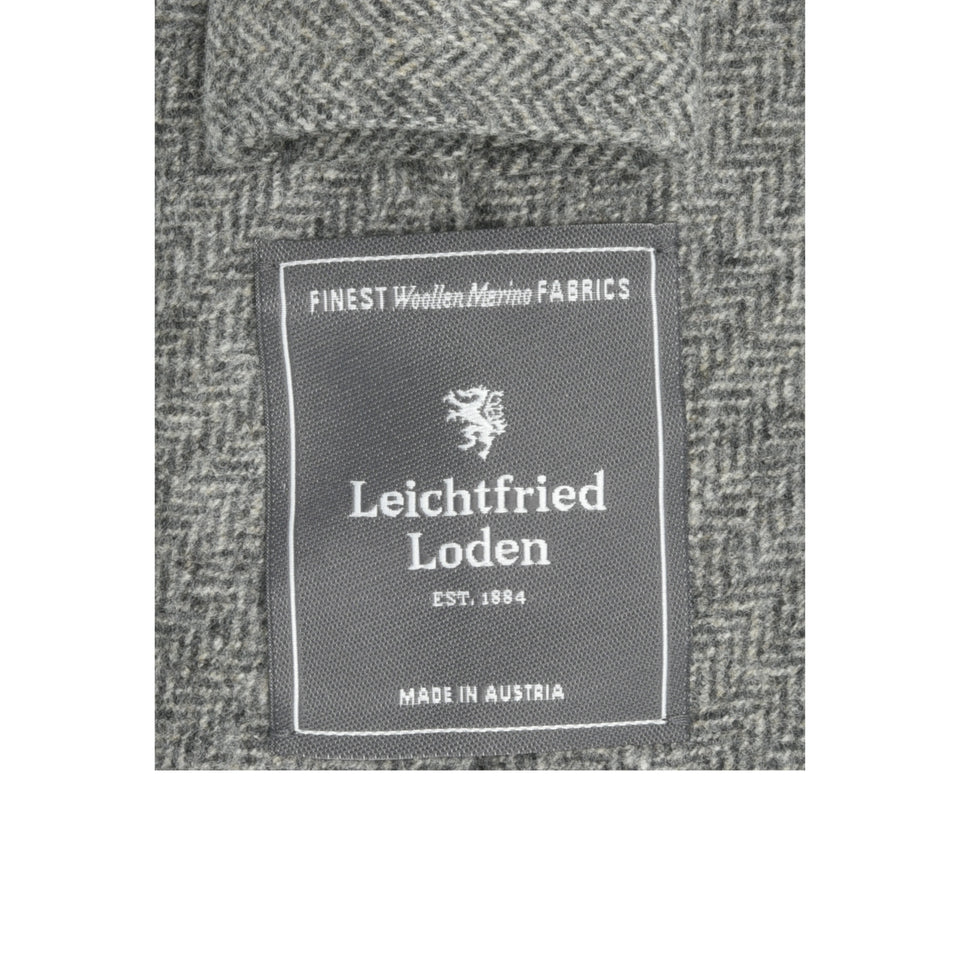 Amidé Hadelin | Loden herringbone tie, grey_label