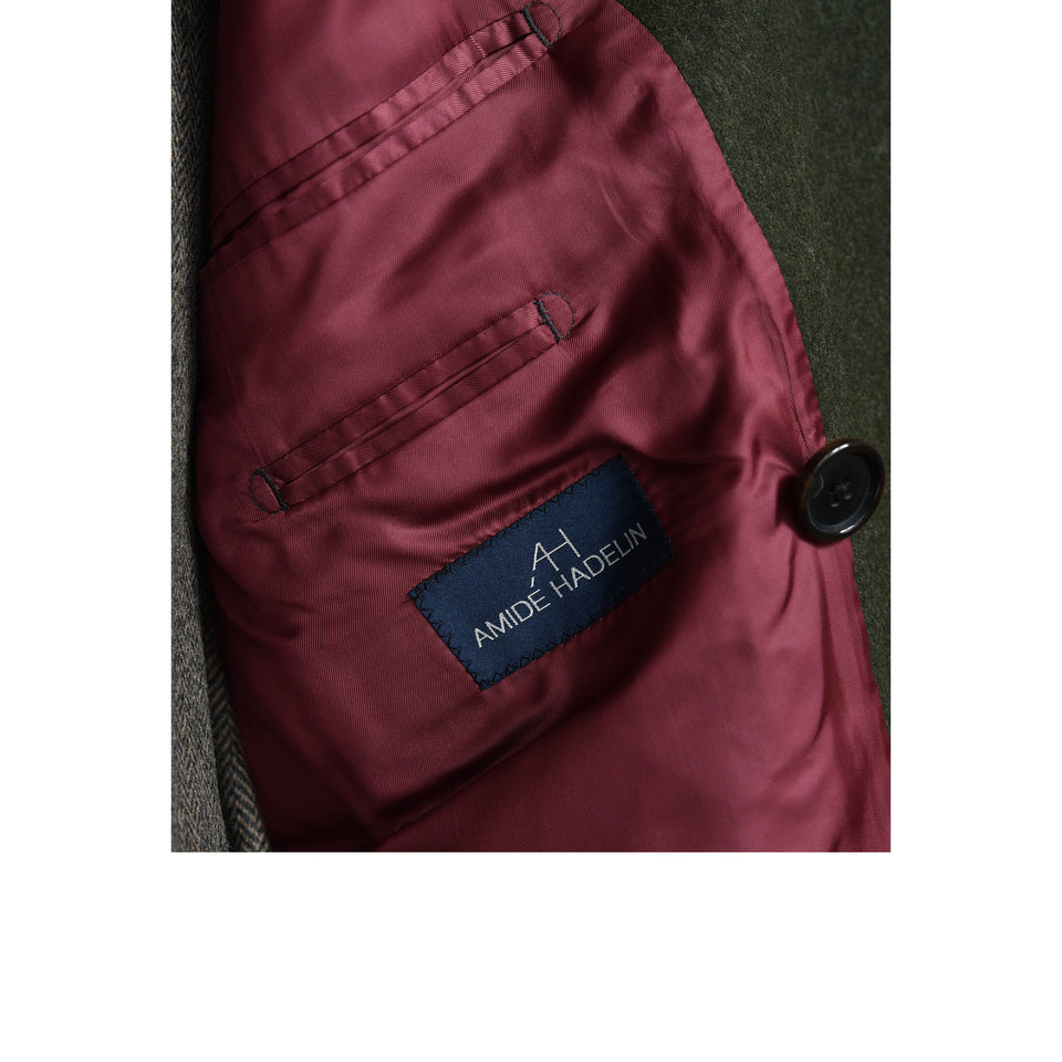 Amidé Hadelin | MTO | Loden Polo coat - green_label
