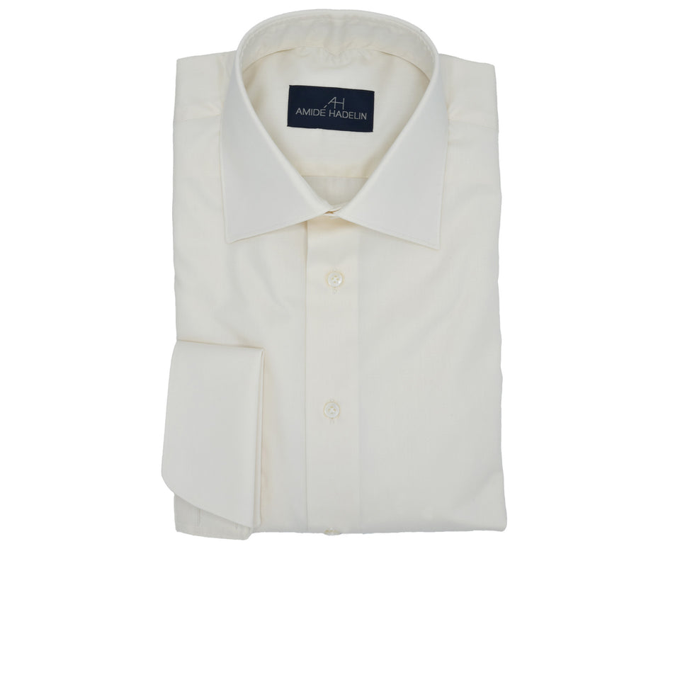MTO twill shirt - cream