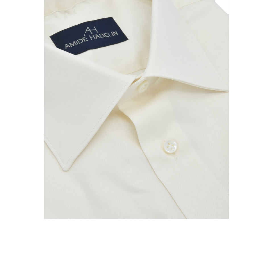MTO twill shirt - cream