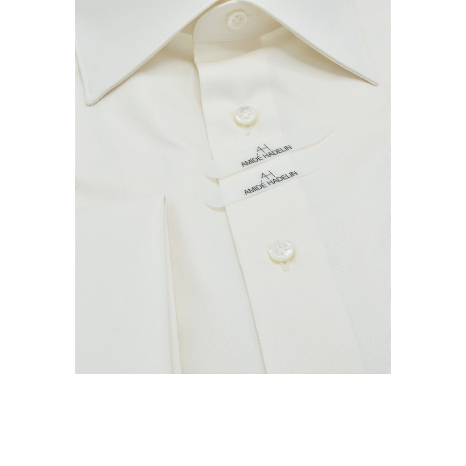 MTO twill shirt - cream