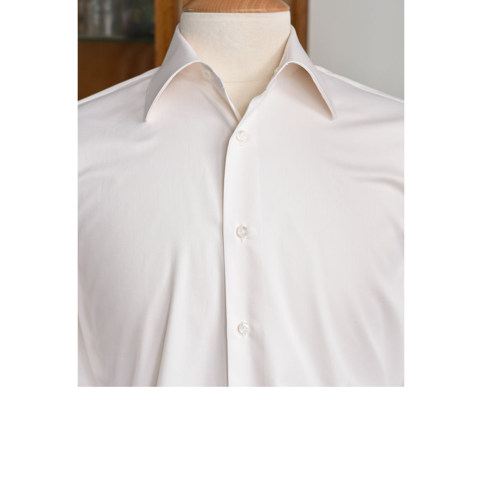 MTO twill shirt - cream