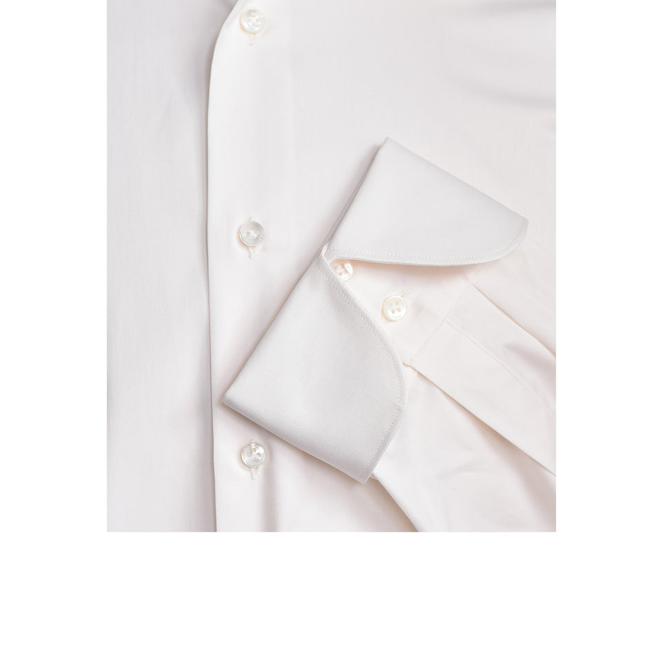 MTO twill shirt - cream