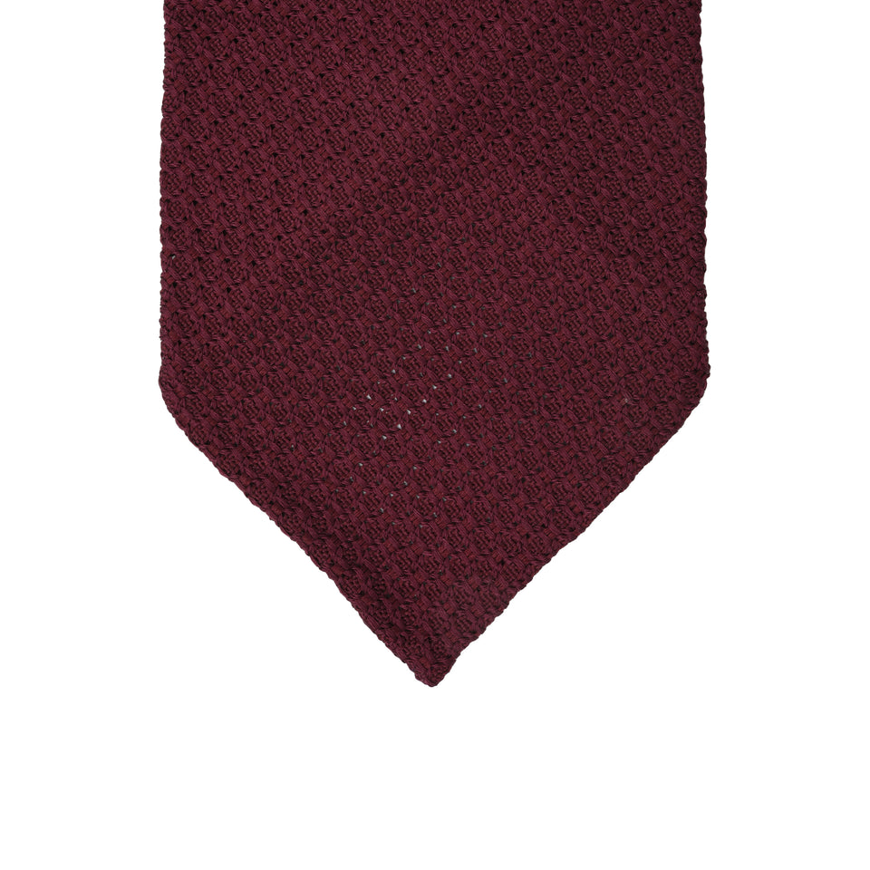 Orange Label | 'garza grossa' tie, burgundy_tip