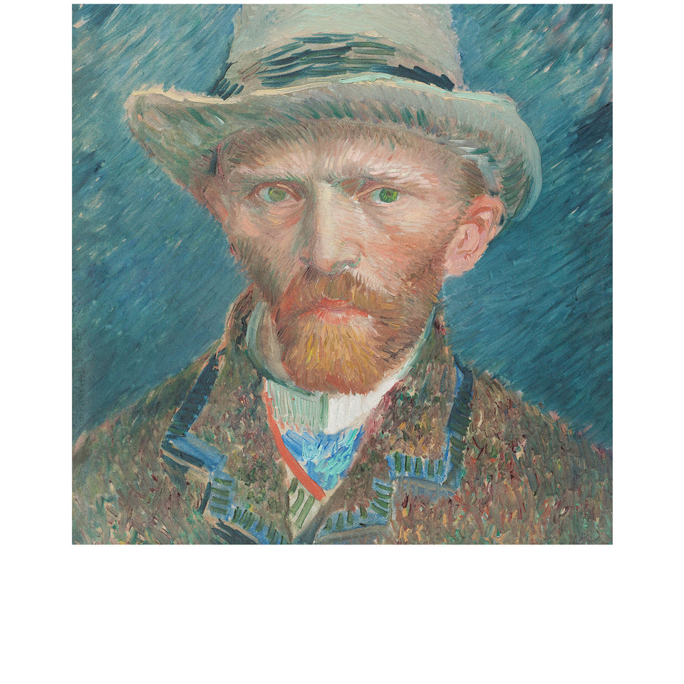 Amidé Hadelin | Vincent van Gogh silk lining panel 'Self-portrait'