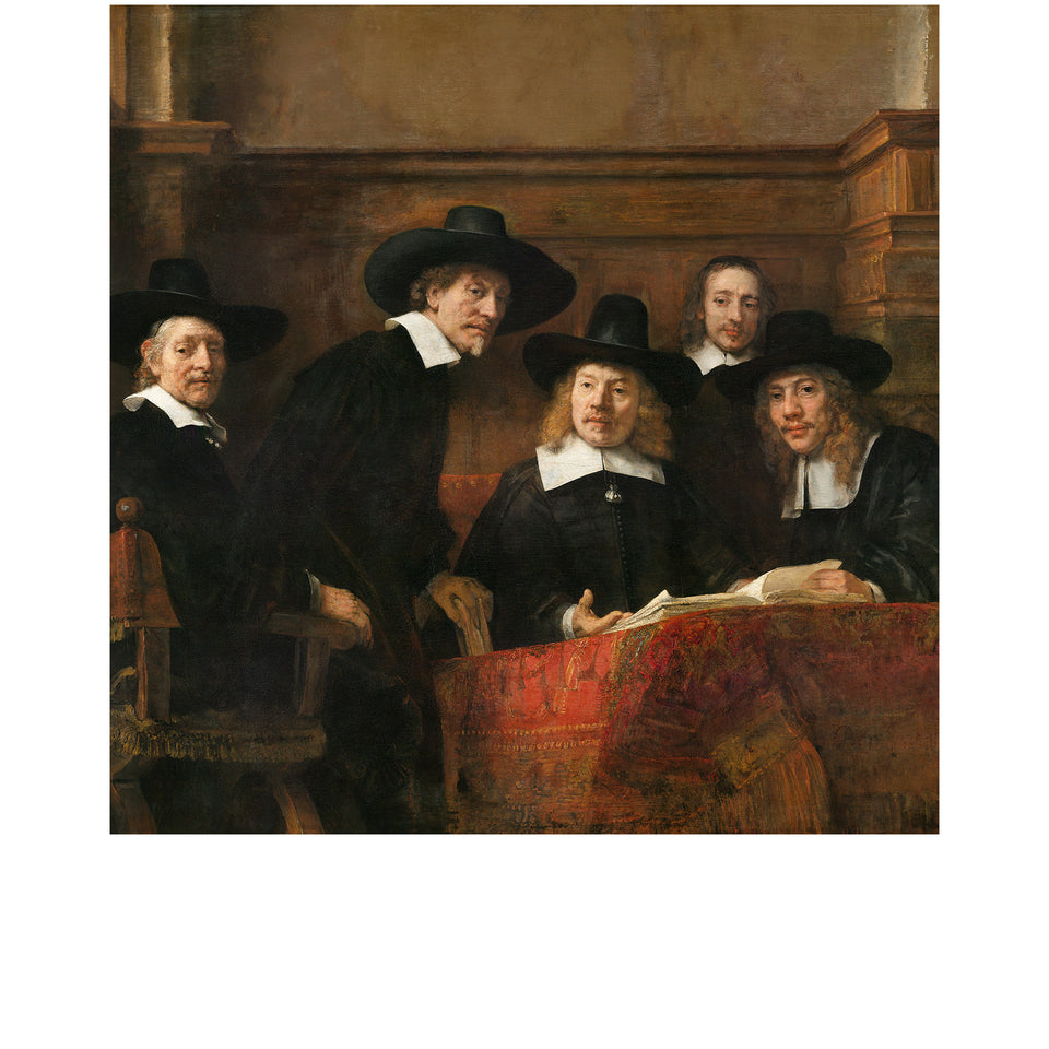 Amidé Hadelin | Rembrandt van Rijn silk lining panel 'The Syndics'