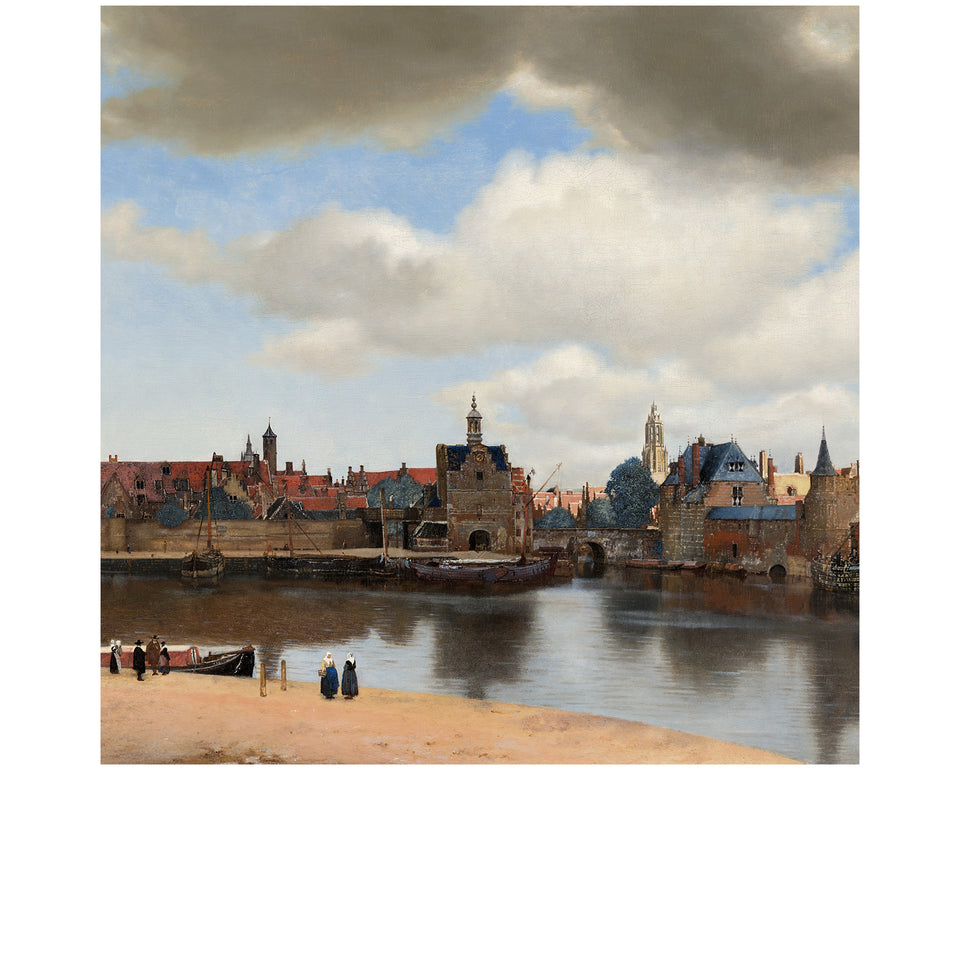 Amidé Hadelin | Johannes Vermeer silk lining panel 'View of Delft'