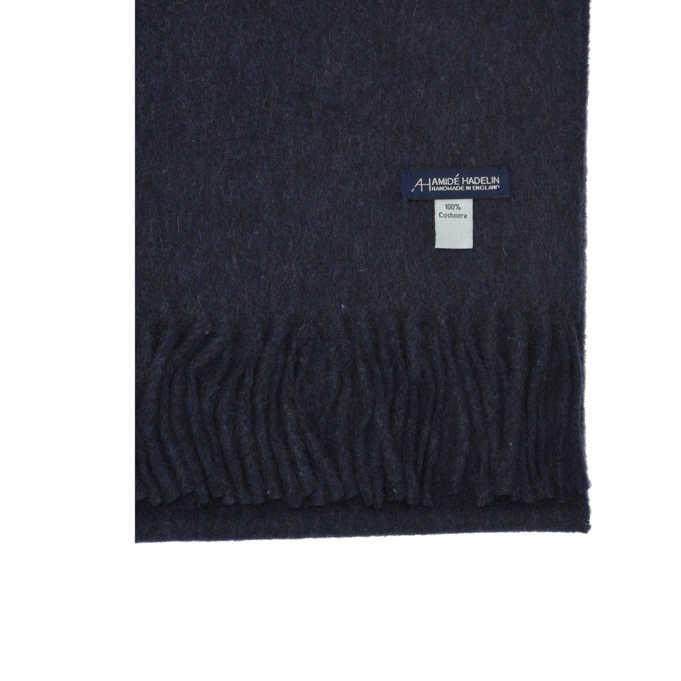 Amidé Hadelin | Cashmere scarf, denim_detail