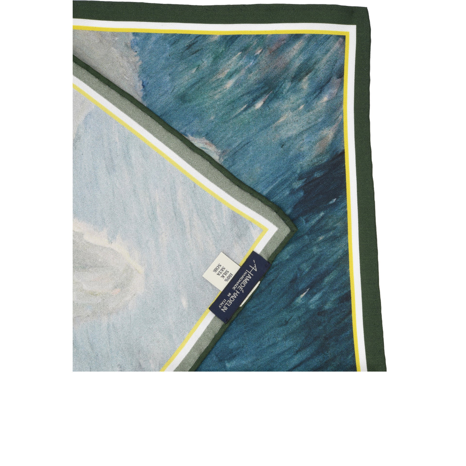 Amidé Hadelin | Vincent van Gogh pocket square 'Self-portrait'_label