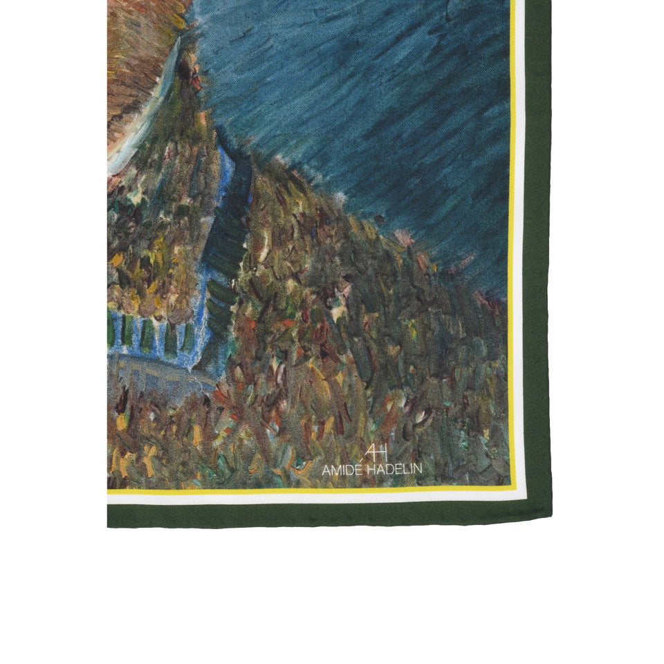 Amidé Hadelin | Vincent van Gogh pocket square 'Self-portrait'_bottom