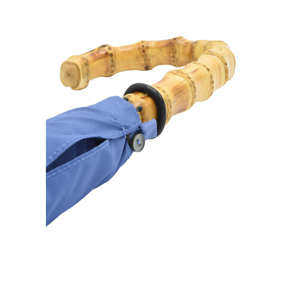 Amidé Hadelin | Whangee umbrella, light blue_handle detail