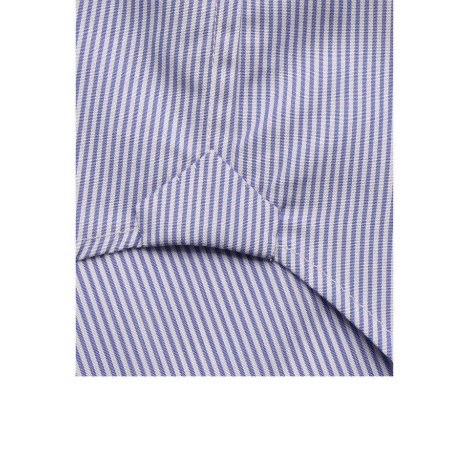 Orange Label fine bengal stripe shirt - blue_gusset