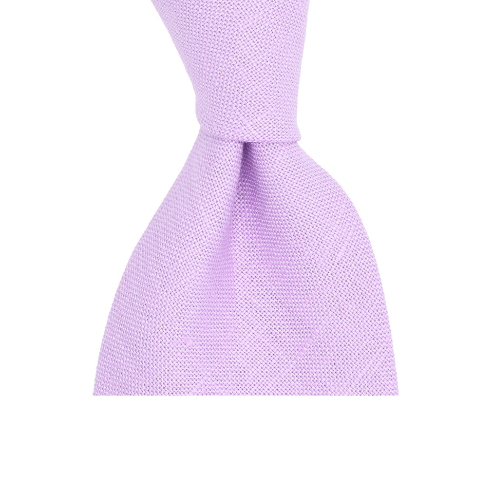 Amidé Hadelin | Irish linen tie, lavender_knot