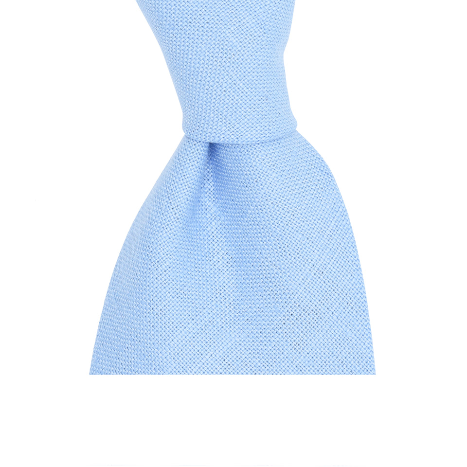 Amidé Hadelin | Irish linen tie, cool blue_knot