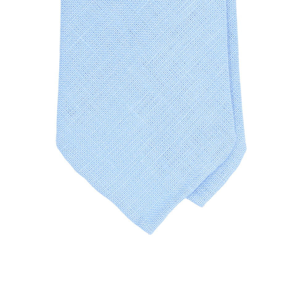 Amidé Hadelin | Irish linen tie, cool blue_tip