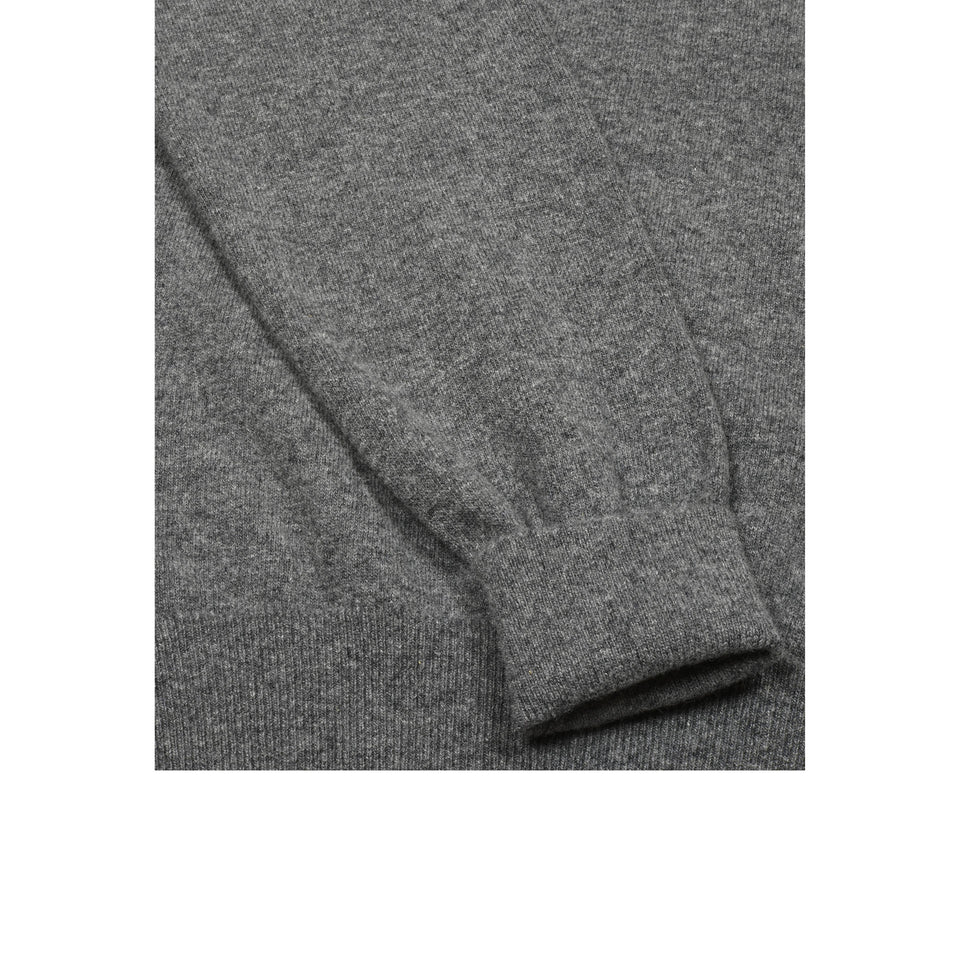 Super Geelong crew neck jumper - mid grey_cuff
