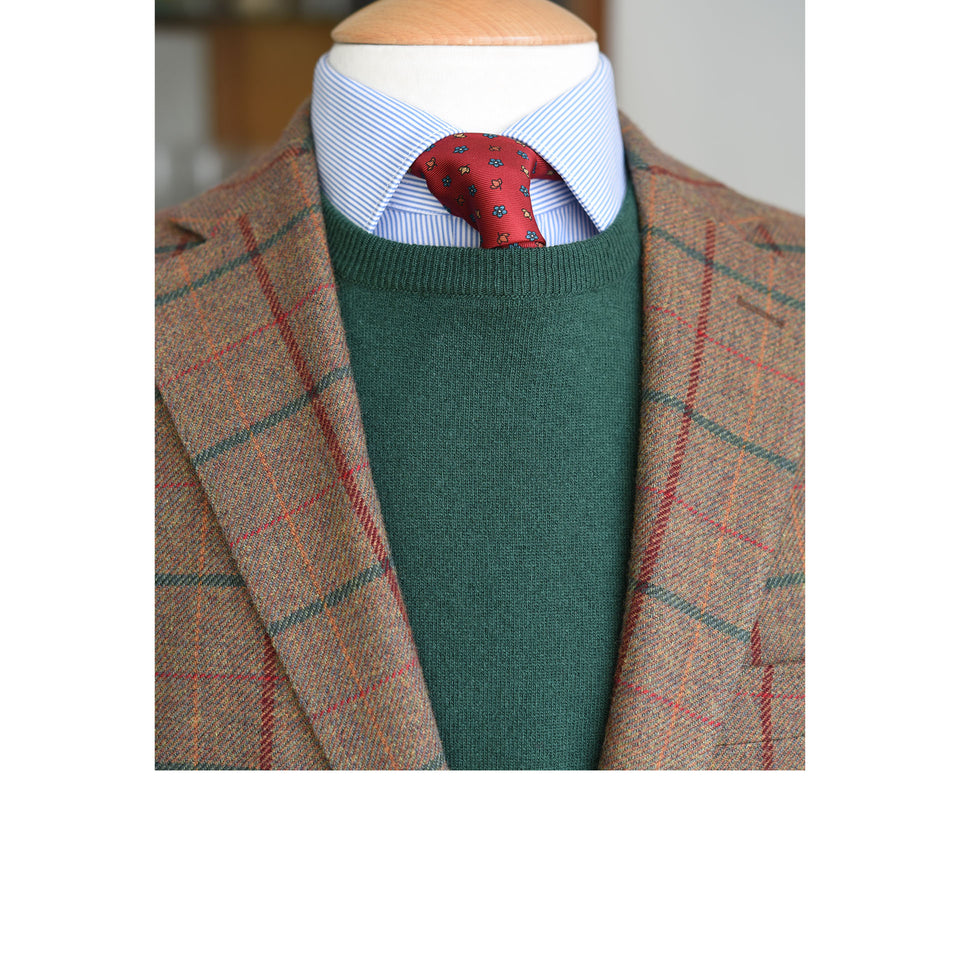 Super Geelong crew neck jumper - green_styled