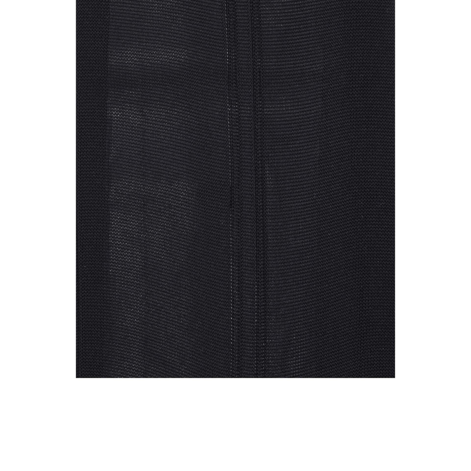 Amidé Hadelin | Knee high silk socks - black_pattern