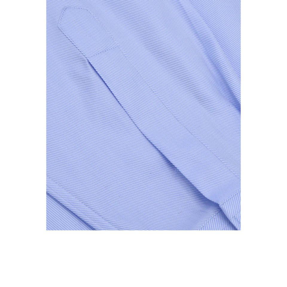 Orange Label twill shirt - light blue_gauntlet