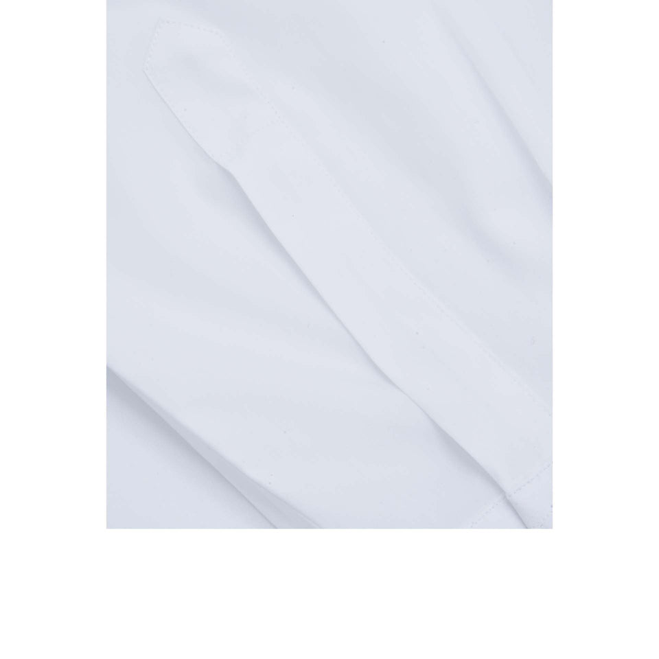 Orange Label spread collar poplin shirt - white_gauntlet